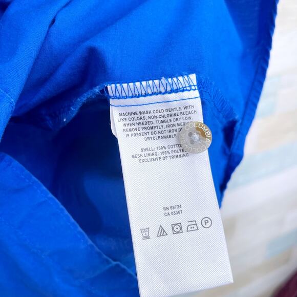 Florida Gators Columbia PFG Bonehead Shirt Blue Short Sleeve Cotton Mens Medium - Picture 8 of 8